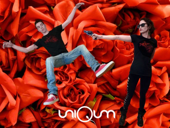 uniQum_T-shirt_Rose rosse per te